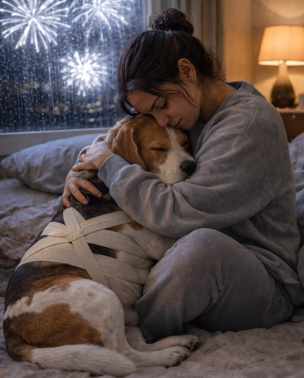 Perros y fuegos artificiales: cómo protegerlos y reducir su ansiedad