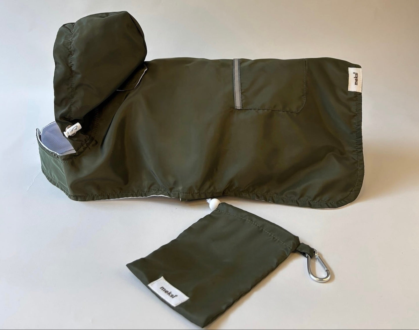 Raincoat green forest