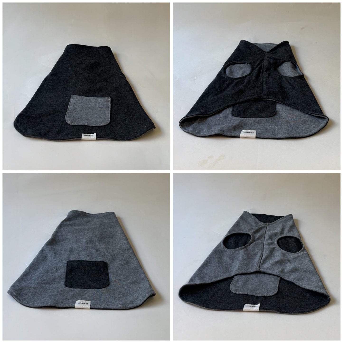 Pullover Reversible Oxford & Gray