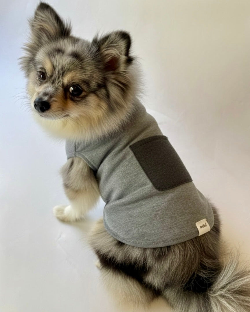 Pullover Reversible Oxford & Gray