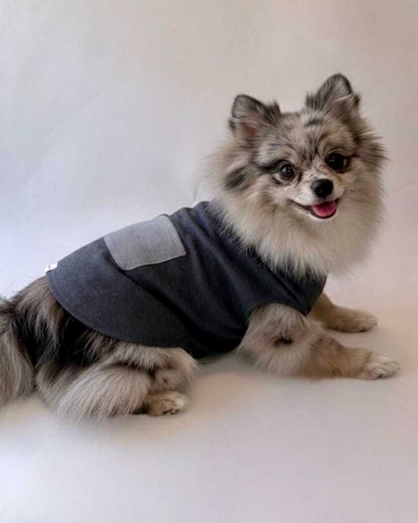 Pullover Reversible Oxford & Gray