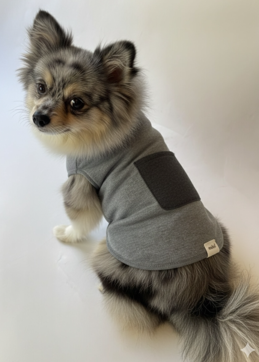 Pullover Reversible Oxford & Gray