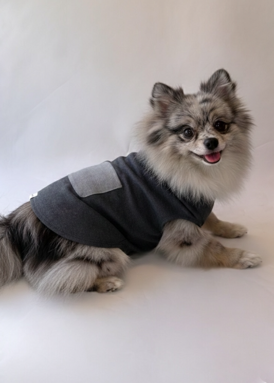 Pullover Reversible Oxford & Gray